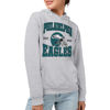 Picture of Junk Food Clothing x NFL - Philadelphia Eagles - Team Helmet - Unisex Adult Pullover Fleece Hoodie for Men and Women - Size Medium , Grey