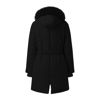 Picture of KASAAS Women's Winter Coats Plus Size Fleece Lined Long Jackets Fur Hooded Snow Parka Thicken Warm Outerwear with Pockets