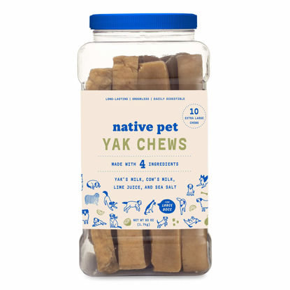 Picture of Native Pet Yak Chews (10 X-Large Chews)