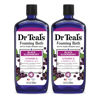 Picture of Dr Teal's Foaming Bath with Pure Epsom Salt, Black Elderberry with Vitamin D, 34 fl oz (Pack of 2)