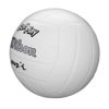 Picture of Wilson AVP Soft Play Volleyball - Official Size, White, 18-Panel, Machine-Sewn Construction, Butyl Rubber Bladder, Sponge-Backed Synthetic Leather Cover, Ideal for Ages 13 and Up