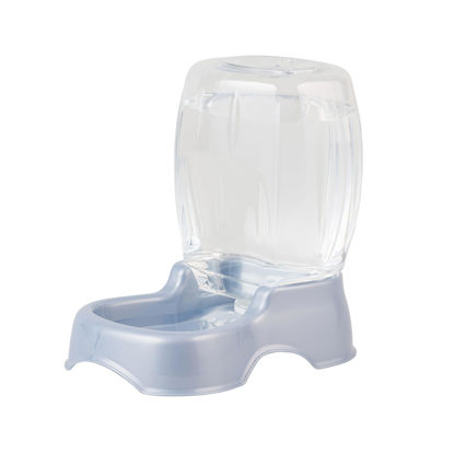 Picture of Petmate Pet Cafe Waterer Cat and Dog Water Dispenser 4 Sizes, Pearl White, Made in USA