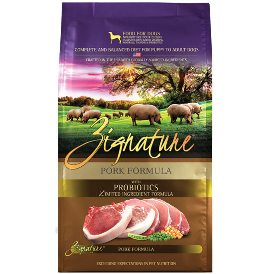 Picture of Zignature Pork Limited Ingredient Formula Dry Dog Food 4lb