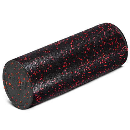 Picture of Yes4All EPP Exercise Foam Roller - Extra Firm High Density Foam Roller - Best for Flexibility and Rehab Exercises (18 inch, Red Speckled)