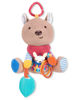 Picture of Skip Hop Bandana Buddies Baby Activity and Teething Toy with Multi-Sensory Rattle and Textures, Kangaroo