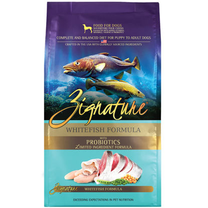 Picture of Zignature Whitefish Limited Ingredient Formula Dry Dog Food 4lb