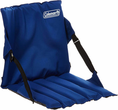 Picture of Coleman Portable Stadium Seat Bleacher Cushion with Backrest Lightweight Padded Seat Cushion