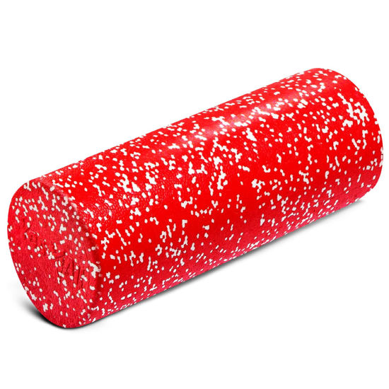 Picture of Yes4All High Density Foam Roller for Back, Variety of Sizes & Colors for Yoga, Pilates - Red Snow - 18 Inches