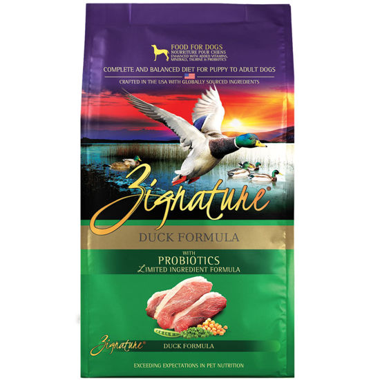 Picture of Zignature Duck Limited Ingredient Formula Dry Dog Food 4lb