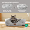 Picture of Bedsure Dog Beds for Small Dogs - Round Cat Beds for Indoor Cats, Washable Pet Bed for Puppy and Kitten with Slip-Resistant Bottom, 20 Inches, Pale Grey