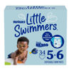 Picture of Huggies Little Swimmers Disposable Swim Diapers, Size 5-6 (32+ lbs), 34 Ct (2 packs of 17), Packaging May Vary