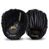 Picture of Franklin Sports Baseball and Softball Glove - Field Master - Baseball and Softball Mitt, Black/Gold, 12" Left-Handed Thrower