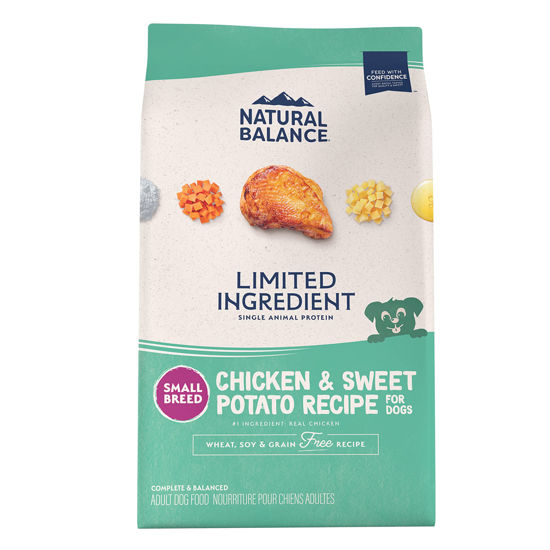 Picture of Natural Balance Limited Ingredient Small Breed Adult Grain-Free Dry Dog Food, Chicken & Sweet Potato Recipe, 4 Pound (Pack of 1)