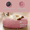 Picture of Bedsure Calming Cat Beds for Indoor Cats - Small Cat Bed Washable 20 inches, Anti-Slip Round Fluffy Plush Faux Fur Pet Bed, Fits up to 15 lbs Pets, Mauve Blush