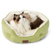 Picture of Bedsure Dog Beds for Small Dogs - Round Cat Beds for Indoor Cats, Washable Pet Bed for Puppy and Kitten with Slip-Resistant Bottom, 20 Inches, Green