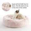 Picture of WESTERN HOME WH Calming Dog & Cat Bed, Anti-Anxiety Donut Cuddler Warming Cozy Soft Round Bed, Fluffy Faux Fur Plush Cushion Bed for Small Medium Dogs and Cats