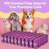 Picture of Pet N Pet Poop Bags for Dogs, 960 Counts Lavender Scented Dog Poop Bags, USDA Certified 38% Plant Based & 62% PE Dog Waste Bags, Doggie Poop Bags, Dog Poop Bags Rolls, Scented Poop Bags for Dogs