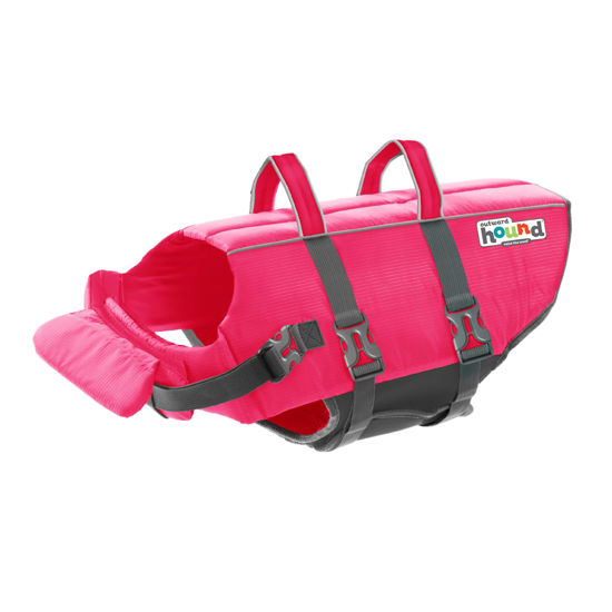 Picture of Outward Hound Granby Splash Pink Dog Life Jacket, XL