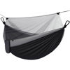 Picture of Durable Hammock 500 lb Capacity, Nylon Camping Hammock Chair - Double or Single Sizes w/Tree Straps and Attached Carry Bag - Portable for Travel/Backpacking (Large, Black with Net)