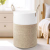 Picture of Artfeel Laundry Basket,Woven Cotton Rope Laundry Hamper,60L for Decor Storage of Dirty Clothes,Toys and Blankets in Bathroom,Baby Room and Living Room