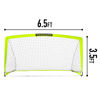 Picture of Franklin Sports Blackhawk Backyard Soccer Goal - Portable Kids Soccer Net - Pop Up Folding Indoor + Outdoor Goals - 6'6" x 3'"3' - Optic Yellow