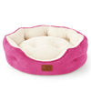 Picture of Bedsure Dog Beds for Small Dogs - Round Cat Beds for Indoor Cats, Washable Pet Bed for Puppy and Kitten with Slip-Resistant Bottom, 20 Inches, Sachet Pink