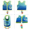 Picture of Pottwal Swim Vest for Kids - Swim Jacket for 3-6 Years (40-66LBS) - Buoyancy Aid Made of Neoprene & EPE - with Adjustable Crotch Strap - Cyan