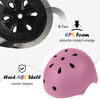 Picture of Kids Bike Helmet, Adjustable and Multi-Sport, from Toddler to Youth, 3 Sizes (Pink)