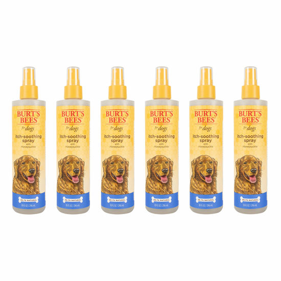 Picture of Burt's Bees for Pets Itch Soothing Spray with Honeysuckle | Best Anti-Itch Spray for Dogs With Itchy Skin | Cruelty Free, Sulfate & Paraben Free, pH Balanced for Dogs - Made in the USA, 10 Oz -6 Pack