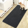 Picture of OLANLY Dog Door Mat for Muddy Paws 47x24, Absorbs Moisture and Dirt, Absorbent Non-Slip Washable Mat, Quick Dry Chenille, Mud Mat for Dogs, Entry Indoor Door Mat for Inside Floor, Dark Grey