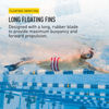 Picture of FINIS Long Floating Fins , Red/Black, S (US Male 3-5 / US Female 4-6) (1.05.037.04)