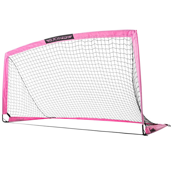 Picture of Franklin Sports Blackhawk Portable Soccer Goal - Pop-Up Soccer Goal and Net - Indoor or Outdoor Soccer Goal - 6’6” x 3’3” - Pink, Model Number: 31569X