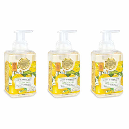 Picture of Michel Design Works Foaming Hand Soap, 17.80-Fluid Ounce, Lemon Basil - 3-PACK