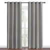 Picture of NICETOWN Silver Grey Room Darkening Curtain Panels 86" Long for RV, Play Room, Studio, Heat Block Out and Keep Warm Drapes Window Treatment Drapes for Doorway Entryway Patio (55" Width, 2 Panels)