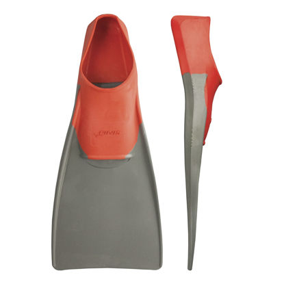 Picture of Long Floating Fin 7-9 Red/Gray