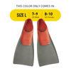 Picture of Long Floating Fin 7-9 Red/Gray