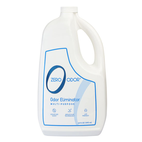 Picture of Zero Odor - Multi-Purpose Odor Eliminator- Eliminate Air & Surface Odor - Patented Technology Best for Bathroom, Kitchen, Fabrics, Closet- Smell Great Again, 64oz Refill