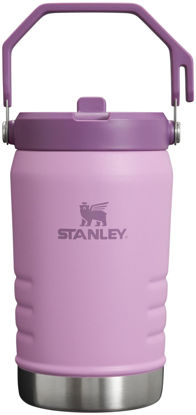 Picture of Stanley IceFlow Stainless Steel Tumbler - Vacuum Insulated Water Bottle for Home, Office or Car Reusable Cup with Straw Leak Resistant Flip Cold for 12 Hours or Iced for 2 Days, Lilac, 40OZ