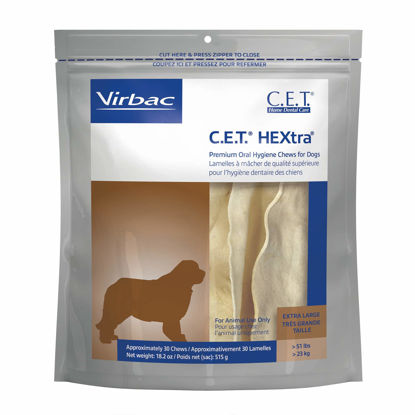 Picture of Virbac CET HEXtra Premium Oral Hygiene Chews for Dogs