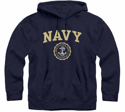 Picture of Barnesmith US Naval Academy (Navy) Midshipmen Hooded Sweatshirt, Heritage, Navy, XX-Large