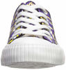 Picture of FOCO Minnesota Vikings NFL Womens Low Top Repeat Print Canvas Shoes - 10