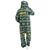 Picture of FOCO Green Bay Packers NFL Ugly Pattern One Piece Pajamas - M