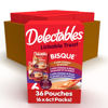 Picture of Delectables Bisque Senior 10+ Lickable Cat Treats Variety Pack, 6 Count (Pack of 6)