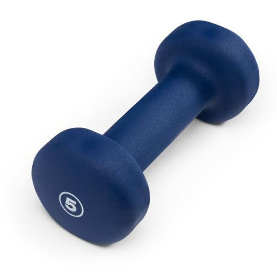 Picture of Marcy Neoprene Dumbbell, Single Piece, 5-lb, Indigo Blue