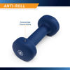 Picture of Marcy Neoprene Dumbbell, Single Piece, 5-lb, Indigo Blue