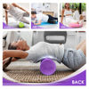 Picture of Yes4All High Density Foam Roller for Back, Variety of Sizes & Colors for Yoga, Pilates - Purple - 18 Inches