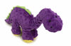 Picture of goDog Dinos Bruto Squeaky Plush Dog Toy, Chew Guard Technology - Purple, Large