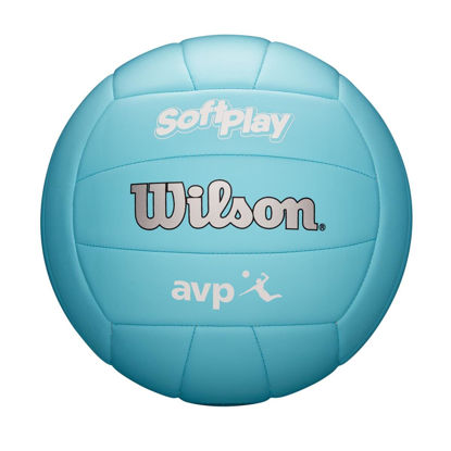 Picture of WILSON AVP Soft Play Volleyball - Official Size, Blue