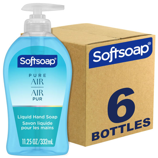 Picture of Softsoap Pure Air Liquid Hand Soap, Ocean Breeze with Bergamot Scent, 11.25 oz Bottle, 6 Pack