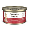 Picture of Amazon Brand - Wonder Bound Wet Cat Food, Paté, No Added Grain, 3 oz cans, Pack of 24 (Beef)